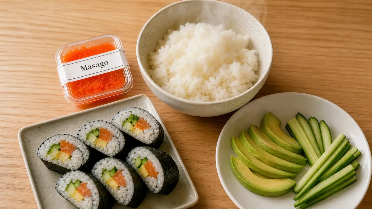Capelan oeuf : masago et tobiko, pour surveiller le sodium