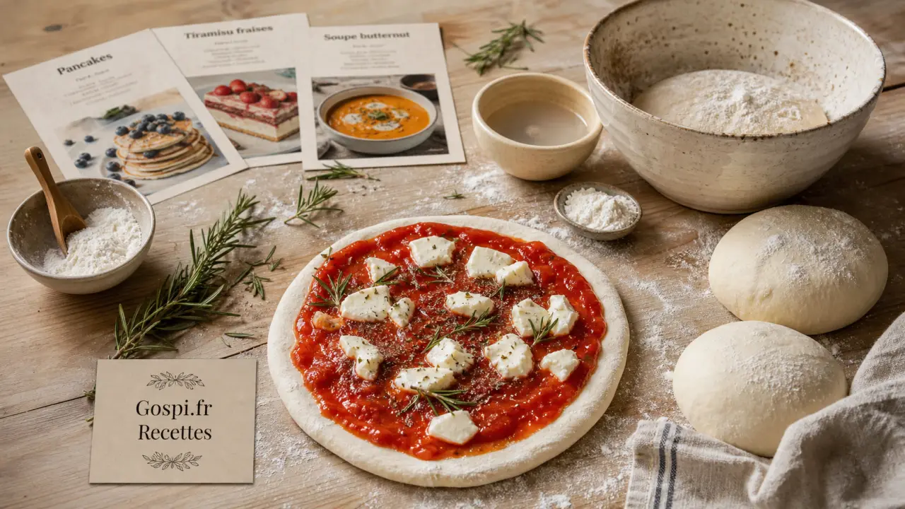 gospi fr recettes de cuisine : pizza maison et desserts frais
