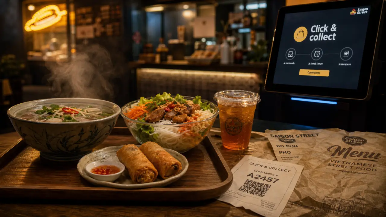 Luna street food viet : pho, bo bun, gua bao, click & collect