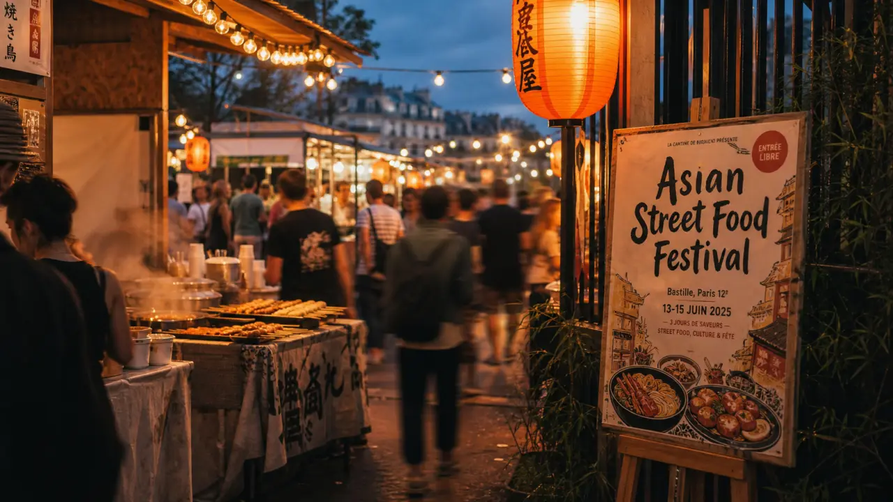 Asian street food festival 2025 à Vincennes : marché et foodcourt
