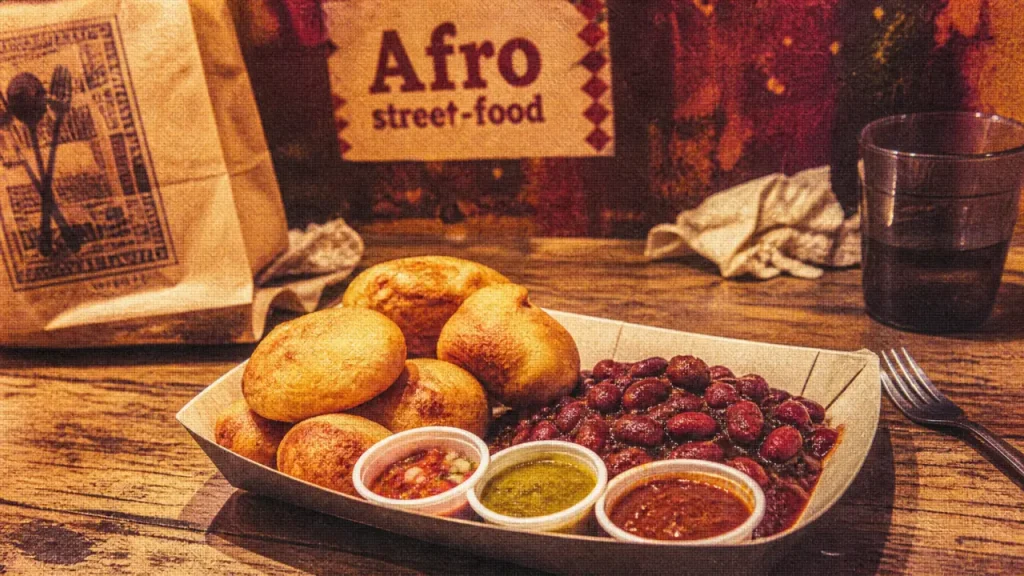 Bara - afro street food à Bordeaux : beignets dorés et sauces maison