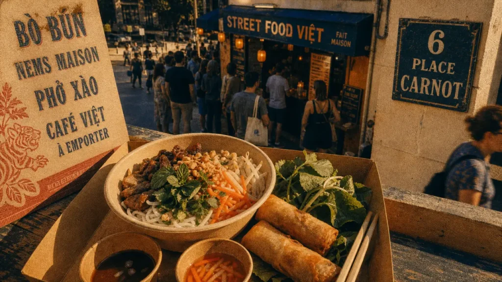 bolkiri bry-sur-marne street food viêt : bo bun et nems au 6 Place Carnot