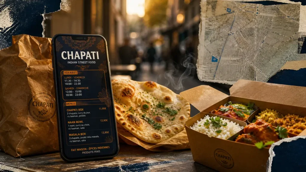 Chapati Indian Street Food à Saint-Malo : menu et livraison Uber Eats