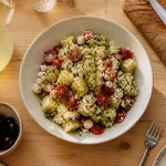 Cuisine et vin de france recettes : salade grecque de saison, pommes de terre et feta