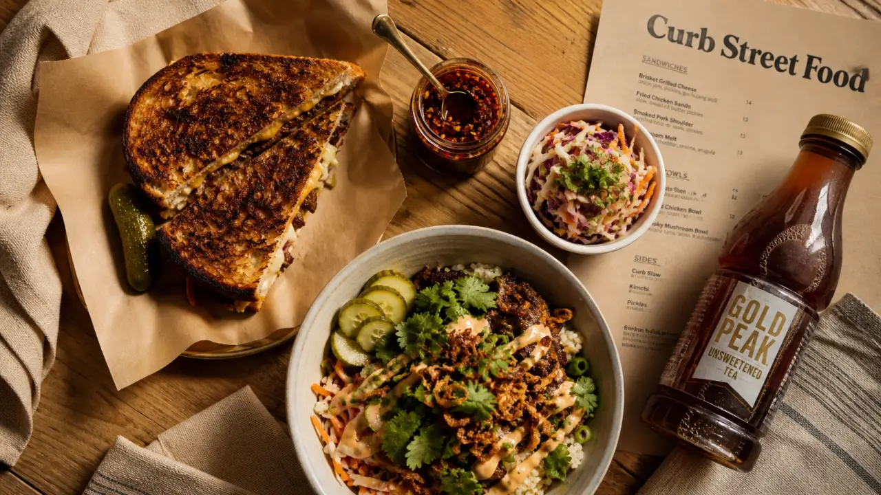 Curb street food à Paris 18e : sandwich et bowl maison