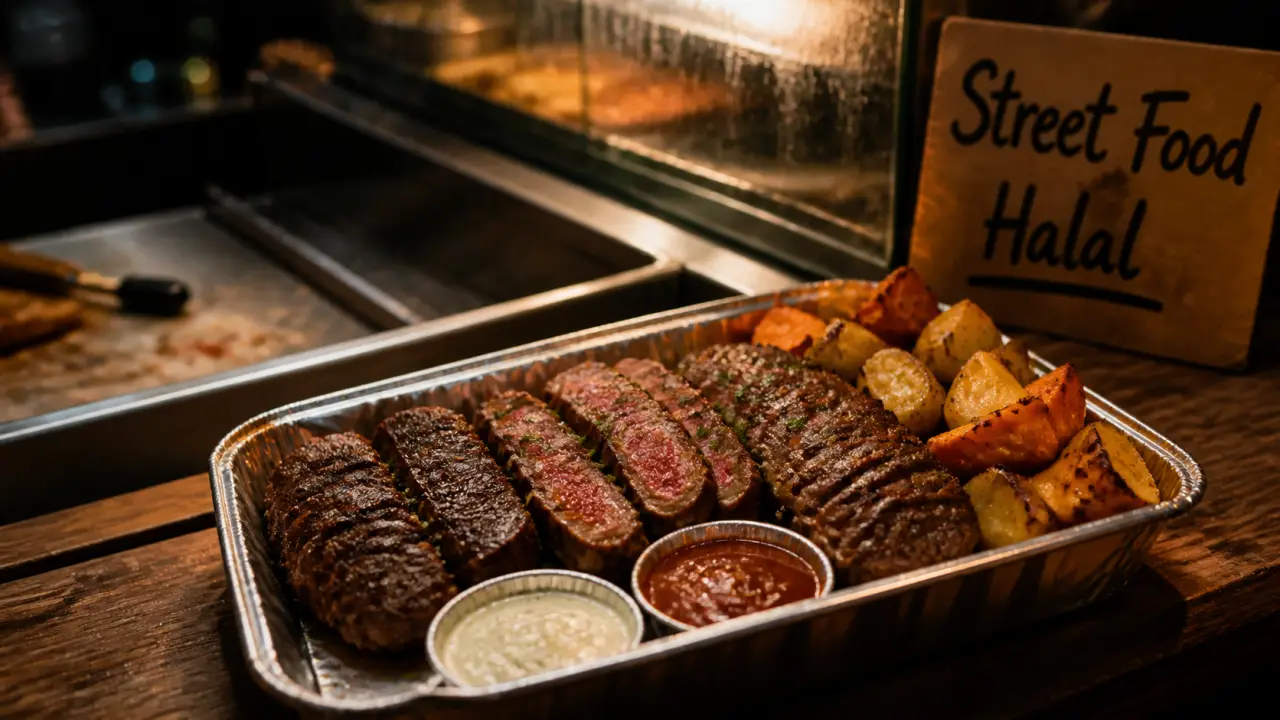 cut street food paris 10 : barquette halal