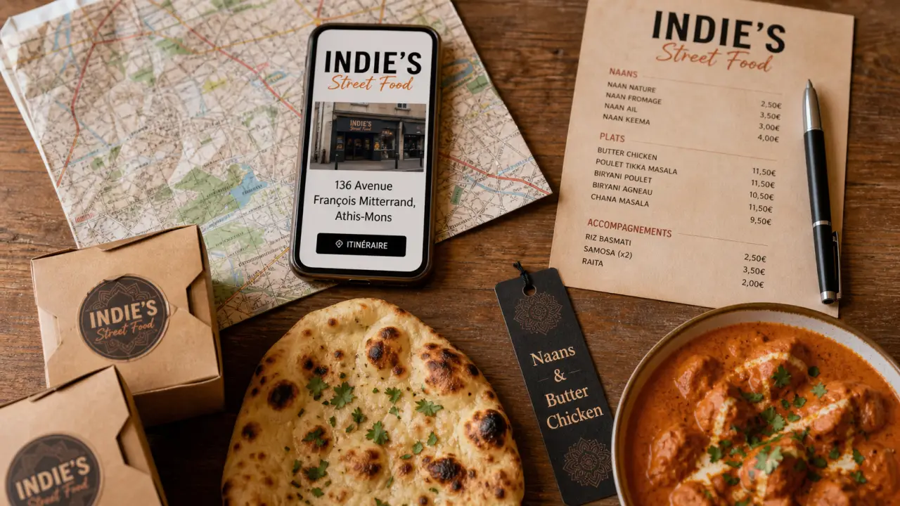 indie's street food à Athis-Mons, adresse 136 Avenue François Mitterrand