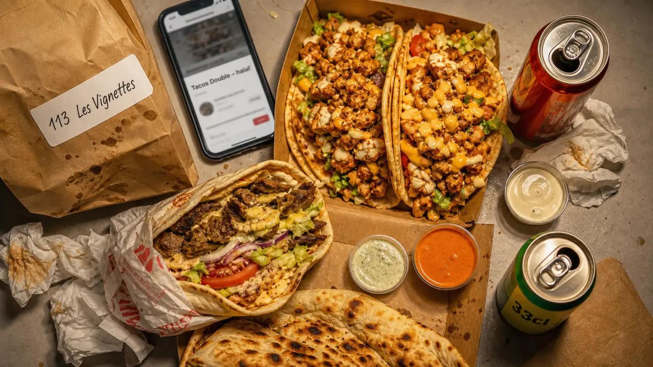 King street food la passerelle : tacos halal à Vitrolles (commande rapide)