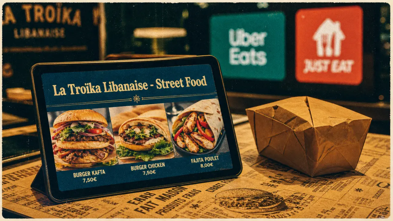 La Troïka Street Food : burgers libanais et livraison Paris 15e