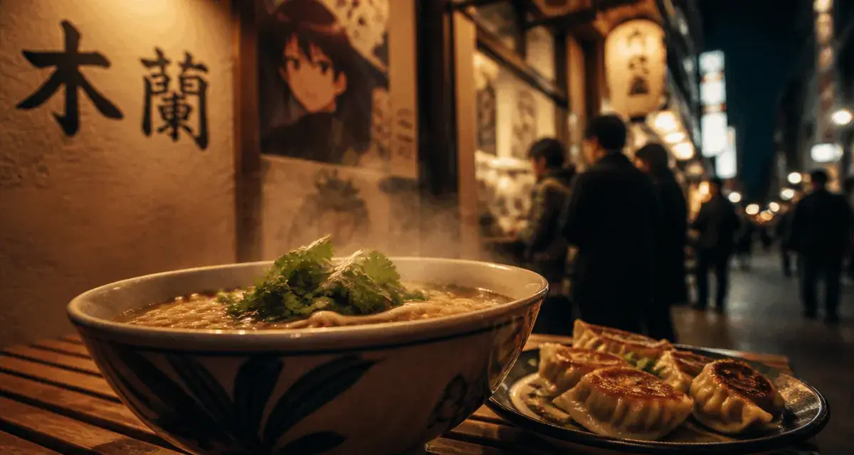Mulan 木蘭 Paris street food : bol de ramen fumant et dumplings