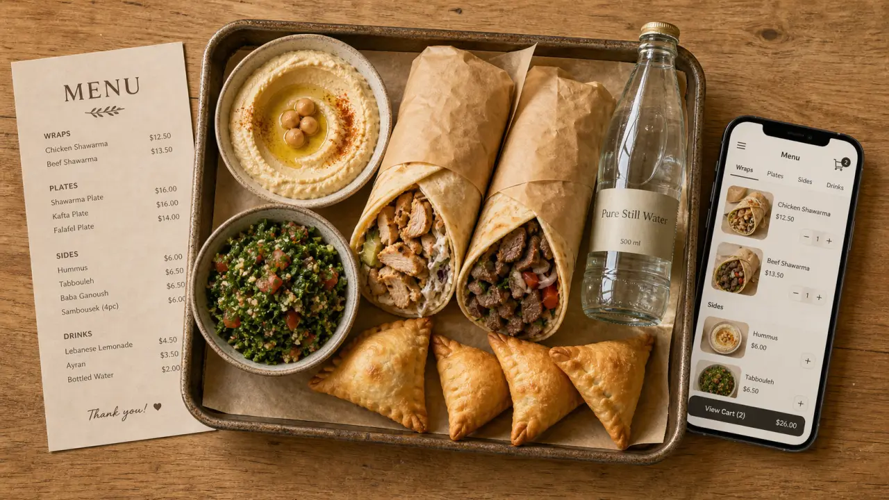 Street food beyrouth : galettes et mezzes