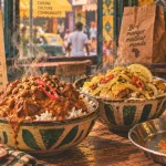 African street food à Tours : mafé et yassa, bols fumants
