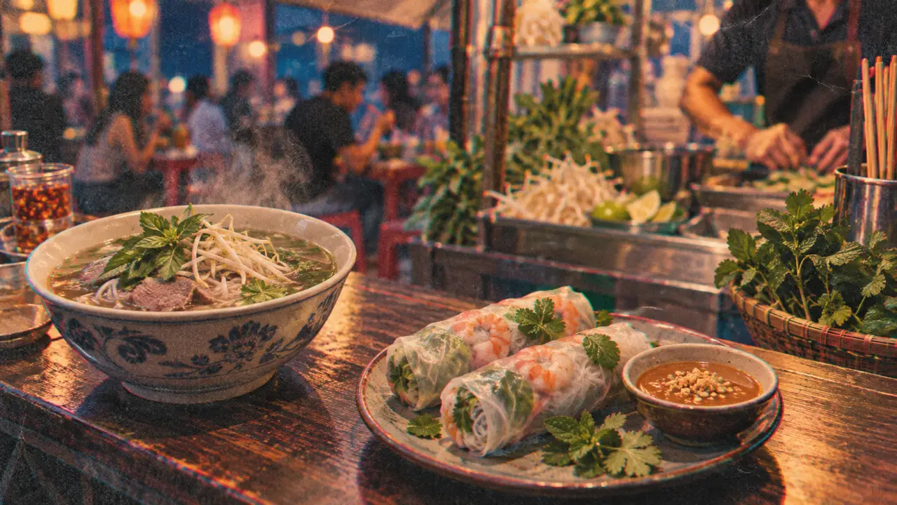 Chao Viet Street Food : pho et goi cuon au comptoir