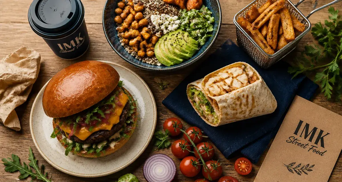 imk street food à Angers : burgers, wraps et frites maison
