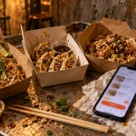 Woshi asian street food la grande motte : plateaux repas et commande