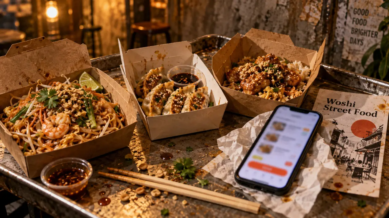 Woshi asian street food la grande motte : plateaux repas et commande