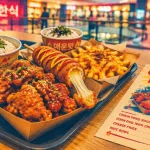 Chikin Bang, korean street food à La Défense : poulet frit, corn dogs, bowls
