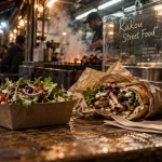 kakou street food : sandwich et salade prêts à emporter