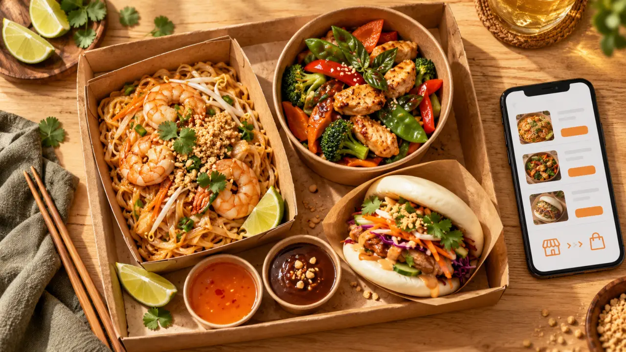 Pitaya thaï street food : woks et bao en click & collect