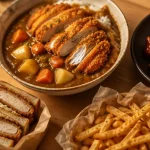 Yonko street food à Évian : curry japonais, dakgangjeong et UFO burger